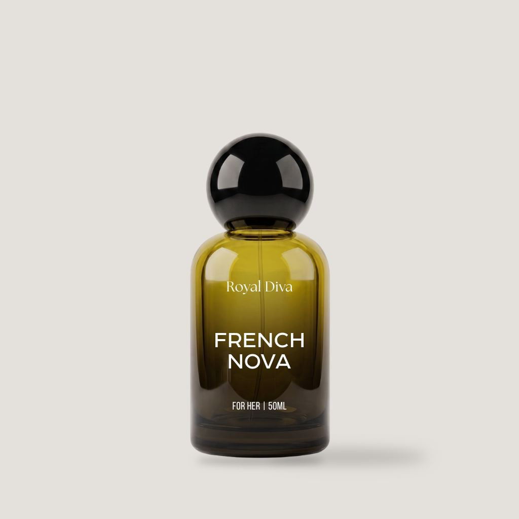 Royal Diva French Nova perfume bottle, 50 ml