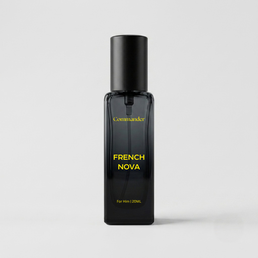 Commander French Nova perfume bottle, 20 ml