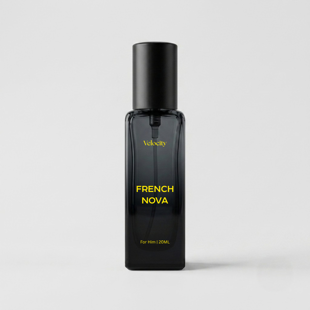 Velocity French Nova perfume bottle, 20 ml