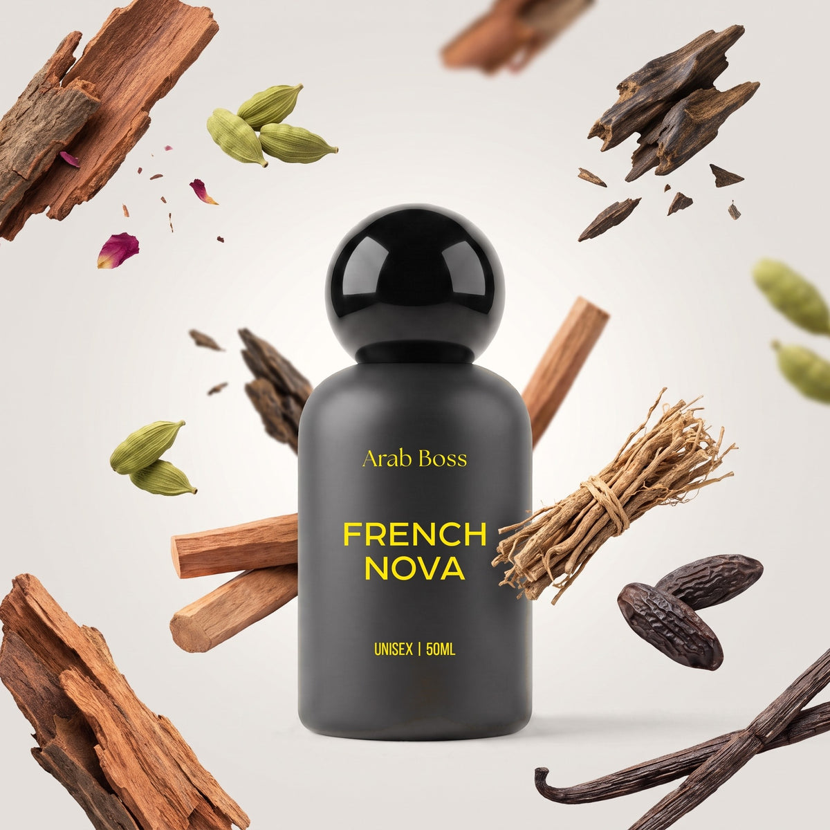 Arab Boss French Nova perfume bottle with its fragrance notes